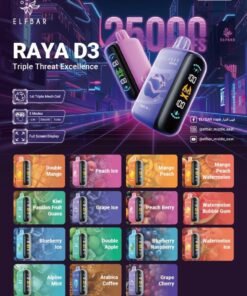 Buy Elf Bar Raya D3 25000 Puffs